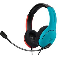 Casque Filaire Gaming PDP Airlite bleu et Red pour Nintendo Switch