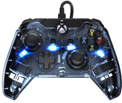 pdp-tm PDP Afterglow Black, Blue, Transparent USB Manette de jeu Analogique Numérique Xbox One, Xbox Series S, Xbox Series X