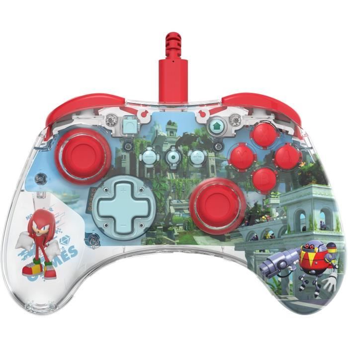 Manette filaire pour Nintendo Switch - PDP - Realmz Knuckles - Eclairage LED