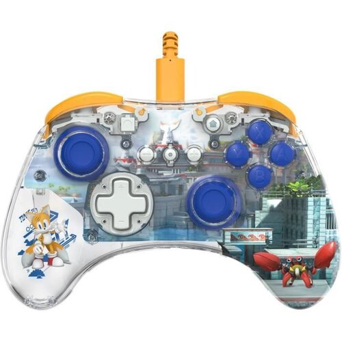 pdp-tm PDP Manette filaire REALMz Tails Seaside Hill Zone, Pour Nintendo Switch et Nintendo Switch - Modèle OLED
