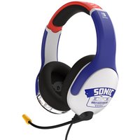 Casque filaire Pdp NSW Realmz AirlitePlus Wired Sonic pour Nintendo Switch et Nintendo Switch Modele OLED White et Blue

