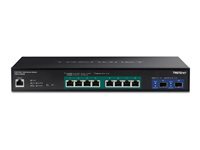 Trendnet TPE 3102WS - commutateur - 10 ports - intelligent - Montable sur rack - Conformite TAA