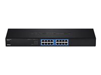 Trendnet TRENDnet TEG S16g - commutateur - 16 ports - Montable sur rack - Conformite TAA