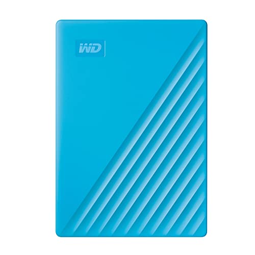WD 2To My Passport Disque Dur Externe Portable, Parfait pour sauvegarde et stockage, Sauvegarde et protection par mot de passe, compatibilité avec PC, Xbox et PS4,