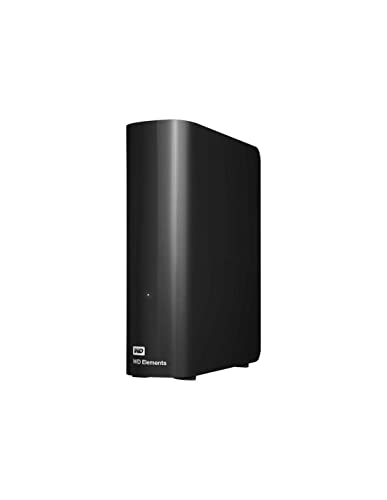WD 14 To Elements HDD de bureau, USB 3.0, (supplémentaire pour les photos, la musique, les vidéos et tous les autres fichiers, résistant aux chocs) noir