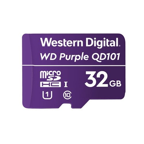 Western-Digital WD Purple WDD032G1P0C-85AEL0 - carte memoire flash - 32 Go - microSDXC