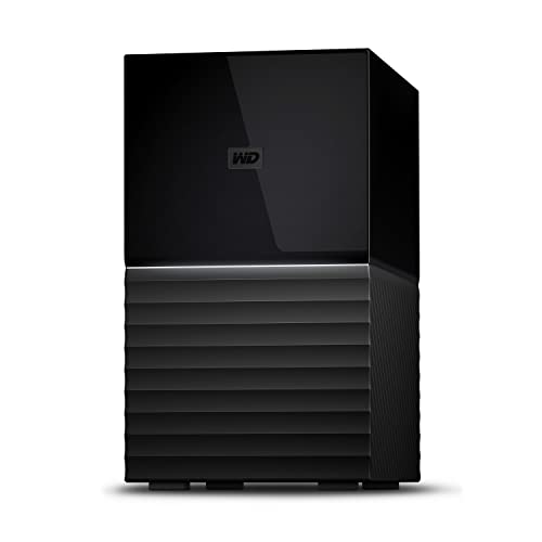 WD 36To My Book Duo - Disque dur externe avec logiciels de gestion du disque et de sauvegarde et protection par mot de passe, USB-C et cables USB-A, en Raid 0 1, JBOD