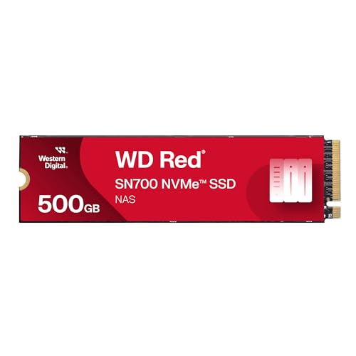 WD Red SN700 500GB NVMe SSD for NAS devices, with robust system responsiveness and exceptional I O performance