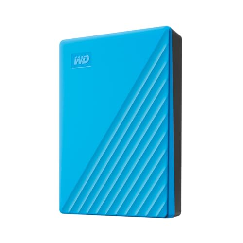 western-digital Disque dur externe Western Digital My Passport 6 To USB 3.2 Gen 1 5 000 Mbit s Micro-USB B 256 bits AES Black Blue