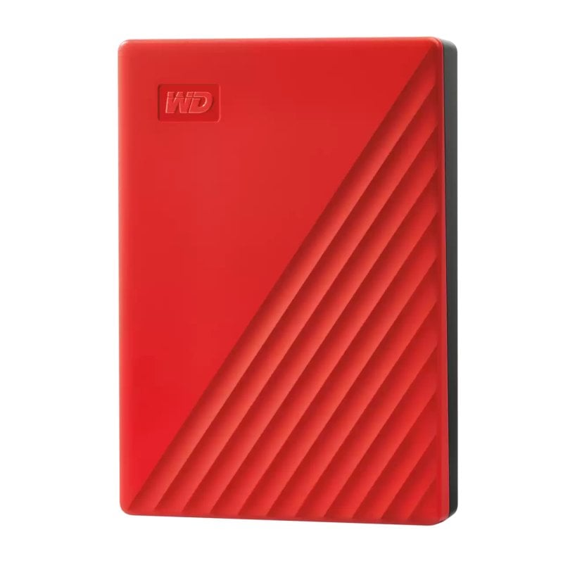 western-digital Disque dur Western Digital My Passport 6 To 2,5″ USB 3.2 Gen 1 boîtier en plastique Red