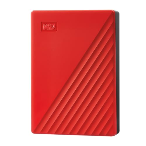 WD 6To My Passport Disque Dur Externe Portable, Parfait pour sauvegarde et stockage, Format compact Sauvegarde et protection par mot de passe, compatibilité avec PC, Xbox et PS4,