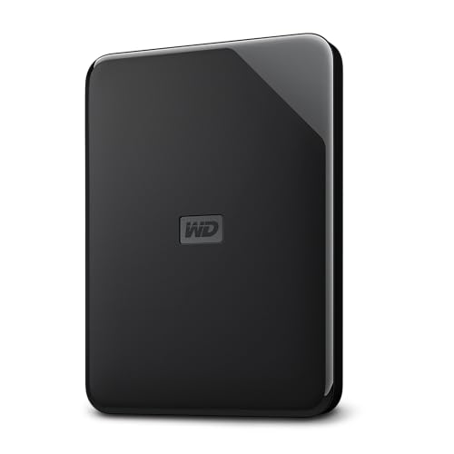 WD Elements AE 2 to Disque Dur Portable Externe, SuperSpeed USB 3.2 Gen 1 USB 3.0, Capacité Accrue prête à l’Emploi, Formaté pour Windows, Noir