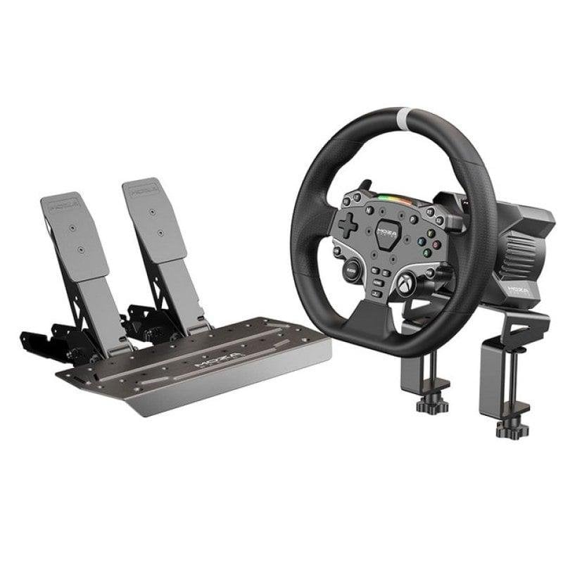 moza Volante de Carreras Moza RS053 avec Pédales pour Sim Racing R3 PC