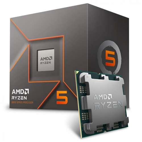 AMD Ryzen 5 8400F Processeur (6 Coeurs 12 Threads, 65W DTP, Socket AM5, Cache 22Mo, jusqu'à 4.7GHz Max Boost Fréquence, avec Ventilateur Wraith Stealth)