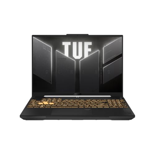 ASUS TUF Gaming A16 Ordinateur portable IPS 16 144 Hz WUXGA (1920 x 1200) 2026 | AMD Ryzen 7 170 8 cœurs | NVIDIA GeForce RTX 4050 | Clavier rétroéclairé RVB monozone | Wi-Fi 6 | SSD DDR5 16 Go 2 To