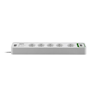 Belkin Prise parafoudre SurgeCube + 2 ports USB pour charge 2,4 A