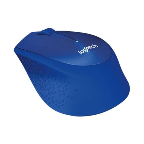 Logitech M330 Silent Plus Souris Sans Fil, Récepteur Nano USB 2,4GHz, Résolution Capteur Optique 1000 Ppp, Pile Durée 2 Ans, Compatible PC, Mac, Ordinateur Portable, Chromebook - Bleu