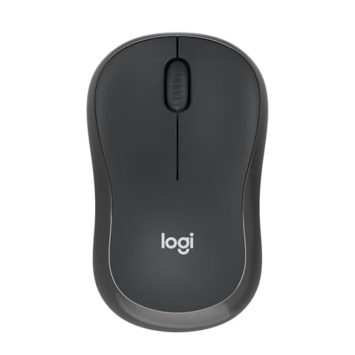 Logitech M220 Silent Souris Sans Fil, 2.4 GHz Avec Récepteur USB, Résolution Capteur 1000 PPP, Pile 18 Mois, Ambidextre, Compatible Avec PC, Mac, Ordinateur Portable - Gris