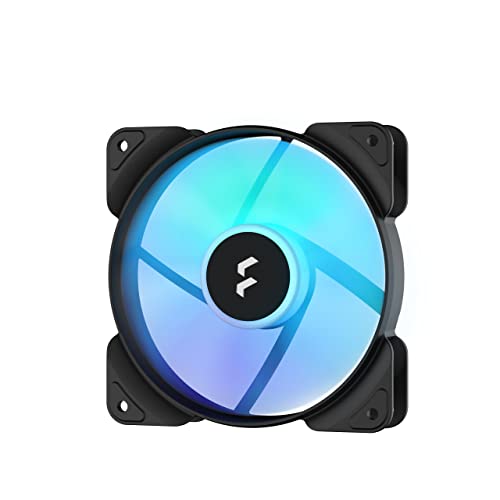 Fractal Design Aspect 12 RGB 120 mm PWM Wide 500-2000 RPM Range Black Frame 3-pack Computer Fan