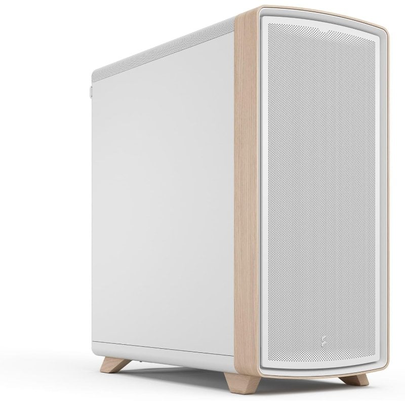 Boitier PC Moyen Tour - FRACTAL DESIGN - Summit Chalk White Solid - Flux dair haute performance - White