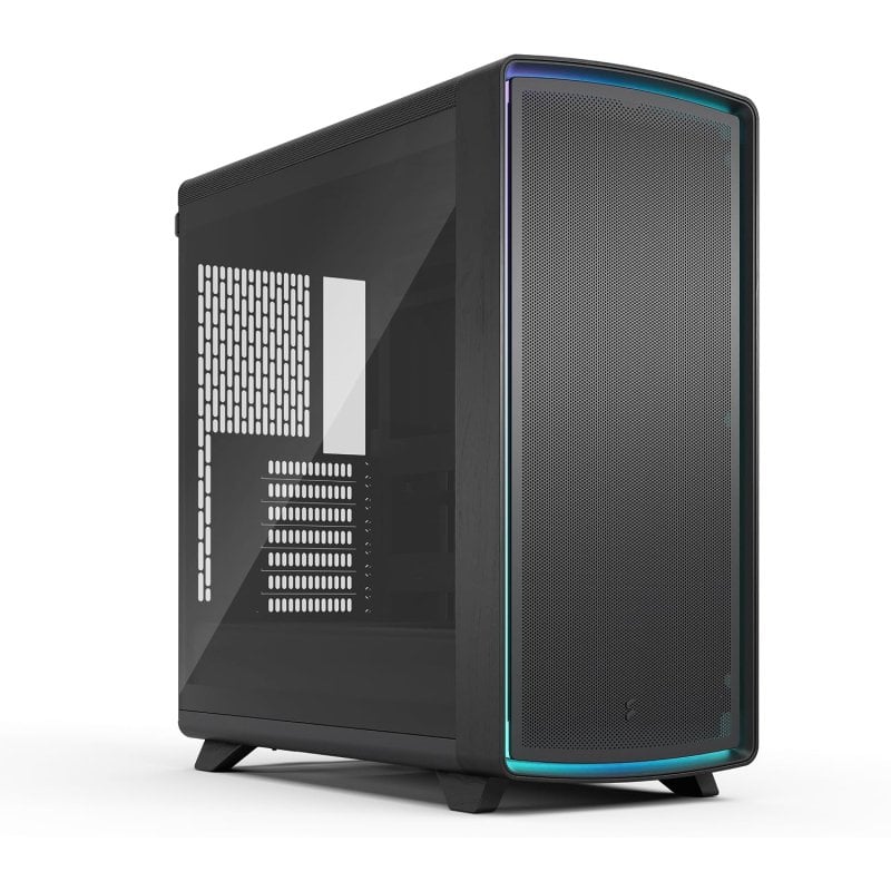Boitier PC Moyen Tour - FRACTAL DESIGN - Summit Ambience Blackout TG Light Tint - ARGB Gen 2 - Verre trempe