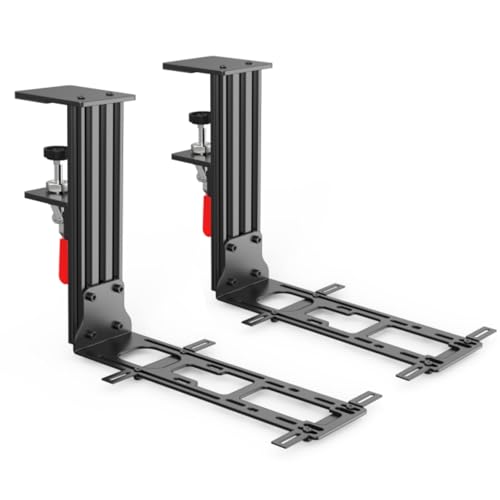 Meza Mount – Support de bureau entièrement compatible avec Logitech Saiteck G Pro Flight X56 et X56 Rhino HOTAS (appareil de jeu non inclus)