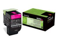 Lexmark 802M - magenta - original - cartouche de toner - LCCP, LRP