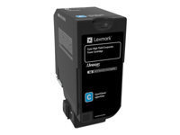 Lexmark Cartouche Lexmark 74C2HCE Cyan 12000 pages Haute Capacité CS725
