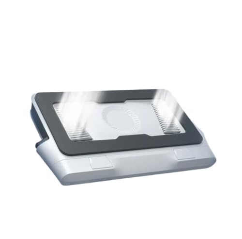 Tapis de refroidissement for ordinateur portable à air comprimé Turbo, ventilateur silencieux et réduisant le bruit for ordinateurs portables, un outil de refroidissement essentiel(B)