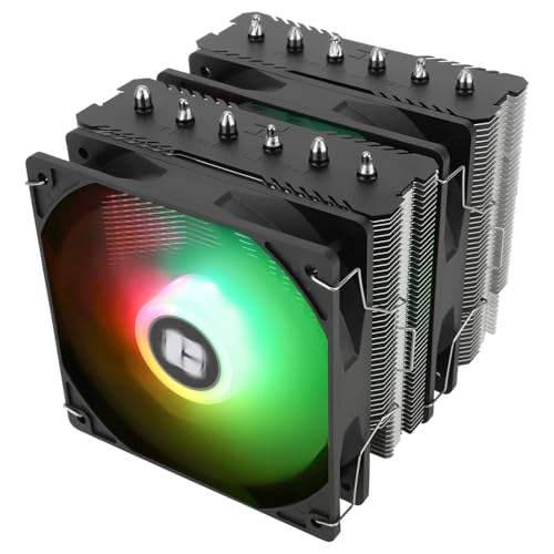 TR-Thermalright Peerless Assassin 120 SE ARGB Refroidisseur d'air pour processeur double tour haute performance, faible bruit 25,6 dBA, hauteur 155 mm, caloducs 6 x 6 mm, pour Intel LGA 1700 1851 115x