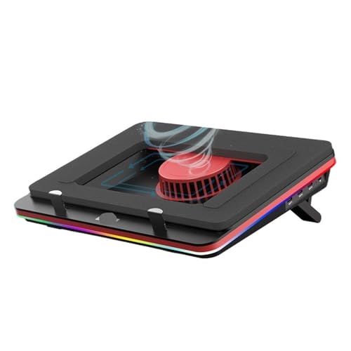 Support de Refroidissement for Ordinateur Portable GT500, série V2 V1 S2 B0, Refroidisseur Externe 5000 TR Min for Ordinateurs Portables de Jeu de 13 , 15 à 17.3 (V2)