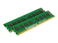 Kingston Kingston ValueRAM - DDR3L - kit - 8 Go 2 x 4 Go - DIMM 240 broches - 1600 MHz PC3L-12800 - memoire sans tampon