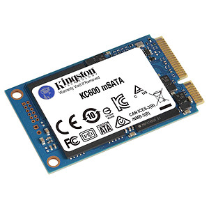 Kingston Kingston KC600 SSD 1 To SATA3 mSATA 3D FTA NAND