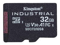Kingston Industrial - carte memoire flash - 32 Go - microSDHC UHS-I