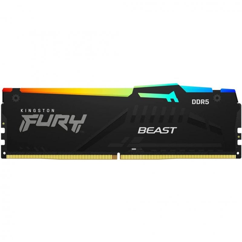 Kingston Kingston Technology FURY Beast RGB module de mémoire 8 Go 1 x 8 Go DDR5 5600 MHz