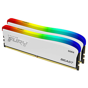 Kingston FURY Beast White SE 16 Go 2x8Go DDR4 3200 MHz CL16
