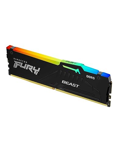 Kingston Kingston Technology FURY Beast RGB module de mémoire 32 Go 1 x 32 Go DDR5 6000 MHz