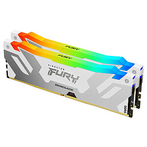 Kingston FURY Renegade 64 Go 2 x 32 Go DDR5 6000 MHz CL32 White

