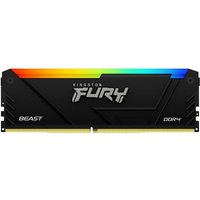 Memoire RAM - KINGSTON - FURY Beast - RGB - 8 Go - DDR4 - 3200 MHz CL16 - (KF432C16BB2A 8)