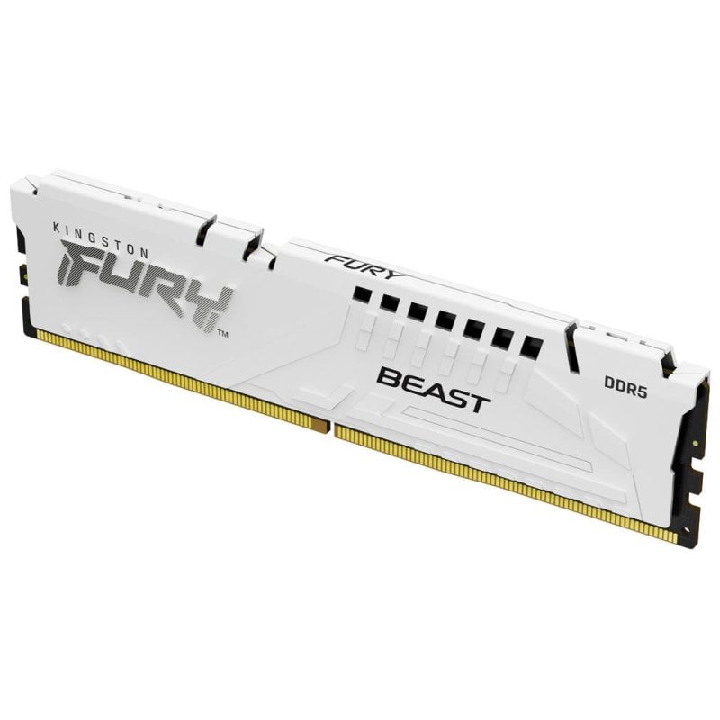 kingston-technology Mémoire RAM Kingston FURY Beast 32Go 1x32Go DDR5 6000MHz CL30 AMD EXPO White