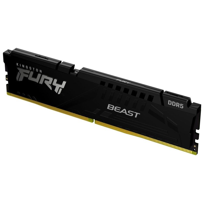 Kingston Mémoire RAM Kingston FURY Beast 32GB 1x32GB DDR5 6000MT s CL30 AMD EXPO Black