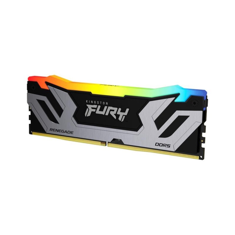 Kingston Mémoire RAM Kingston FURY Renegade RGB 24GB 1x24GB DDR5 8400MT s CL40 XMP Silver