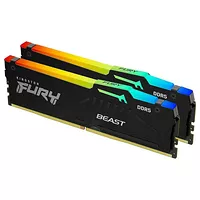 DDR5 Kingston Fury Beast RGB 64 Go 2 x 32 Go 5600 MHz CAS 36
