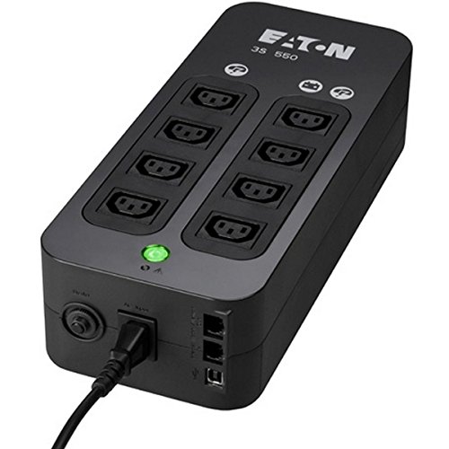 Onduleur Eaton 3S 550 IEC - Off-line UPS - 3S550IEC - 550VA (8 prises IEC)