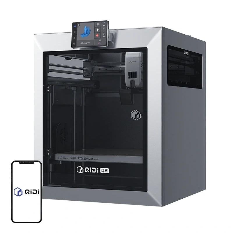 qidi-tech Imprimante 3D Qidi Tech Q2 CoreXY 270x270x256 mm Vitesse élevée Wi-Fi Ethernet