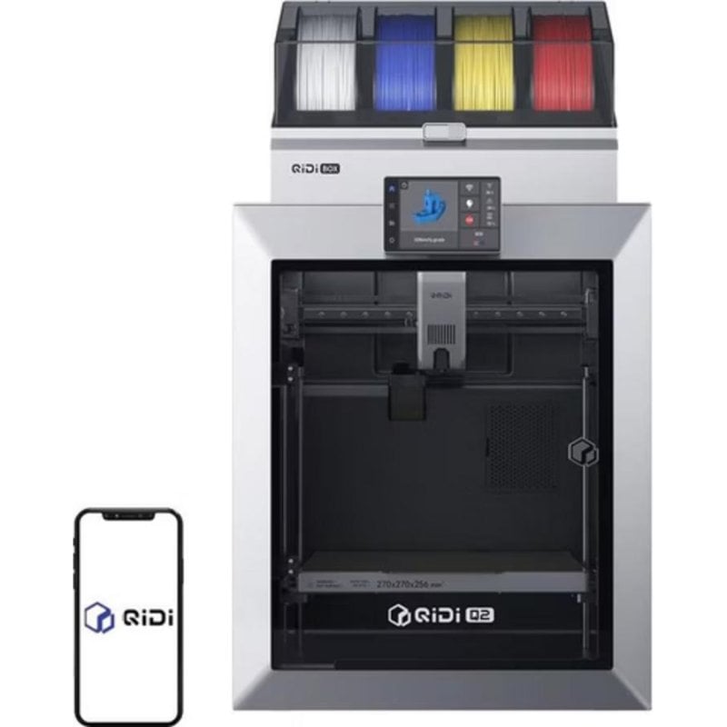 qidi-tech Imprimante 3D Qidi Tech Q2 Combo CoreXY avec caméra intégrée et haute précision