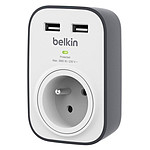 Belkin Prise parafoudre SurgeCube 2 ports USB pour charge 24 A
