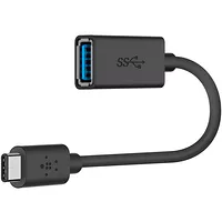 Belkin 3.0 USB-C to USB-A Adapter - Adaptateur de type C USB - 24 pin USB-C pour USB type A