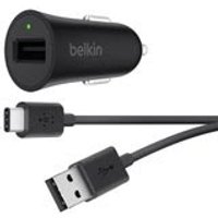 Belkin Chargeur allume-cigare USB câble USB-C - Noir