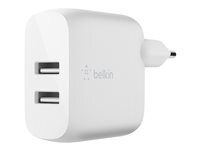 Connectique et chargeurs pour tablette Belkin Chargeur secteur 2 ports USB-A 24W avec cable Lightning